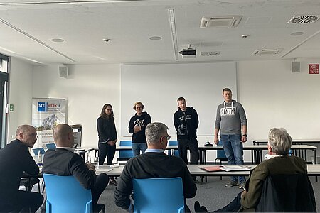 Präsentation im Pitchtrainig