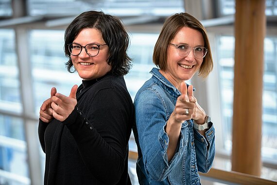 ROCkET Gründerinnen Sarah Baumann und Stephanie Kapitza