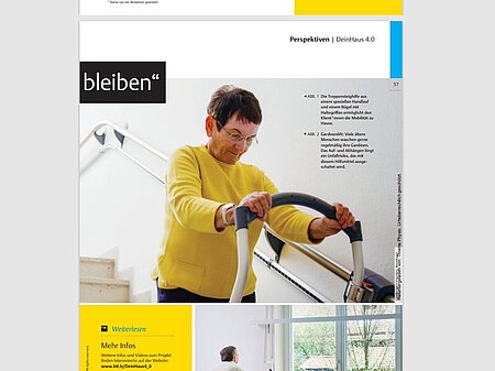 Screenshot aus dem Artikel des Fachmagazins physiotherapie