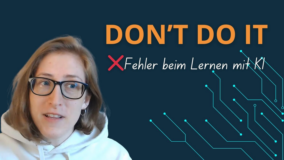 Was KI beim Lernen NICHT für dich tun kann | Erfolgreich studieren mit KI