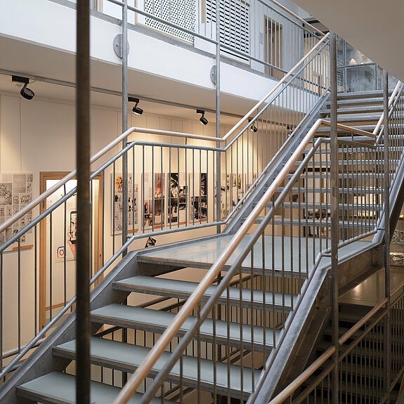 Innenansicht E-Bau, dem Fakultätsgebäude