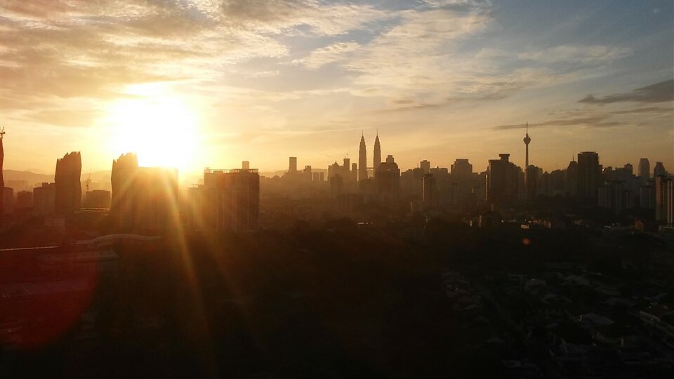 Skyline von Kuala Lumpur, Malaysia