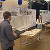 Studierende der TH Rosenheim zeigen Entwürfe für einen möglichen neuen Hochschulcampus in Mühldorf am Inn.