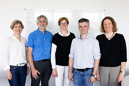 Prof. Dr. Silke Stanzel, Prof. Dr. Elmar Junker, Prof. Dr. Birgit Naumer, Prof. Dr. Robert Kellner und Prof. Dr. Claudia Schäfle