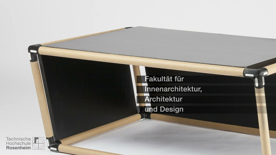 Bachelorstudiengang Innenarchitektur: Leichtbautisch Alvarez und Steinmann