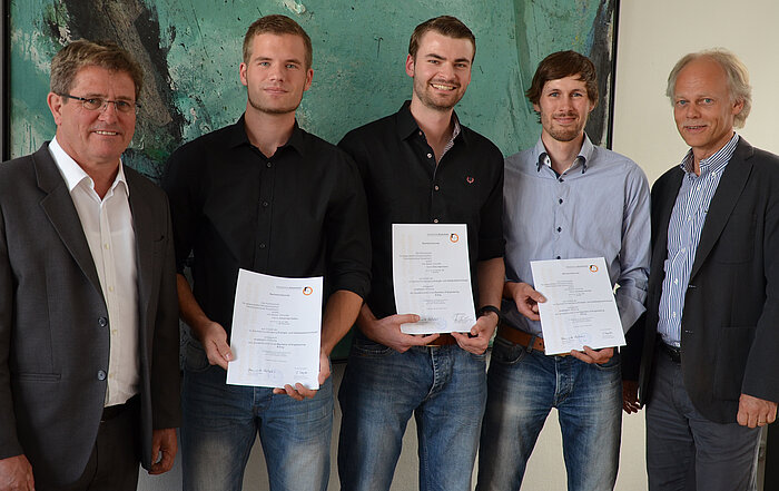 Erste Absolventen Energie- und Gebäudetechnologie