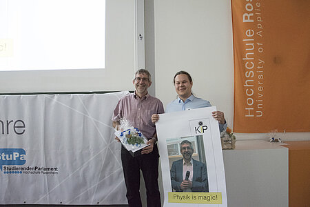 Prof. Dr. Elmar Junker receives the Rosenheim Teaching Award 2017