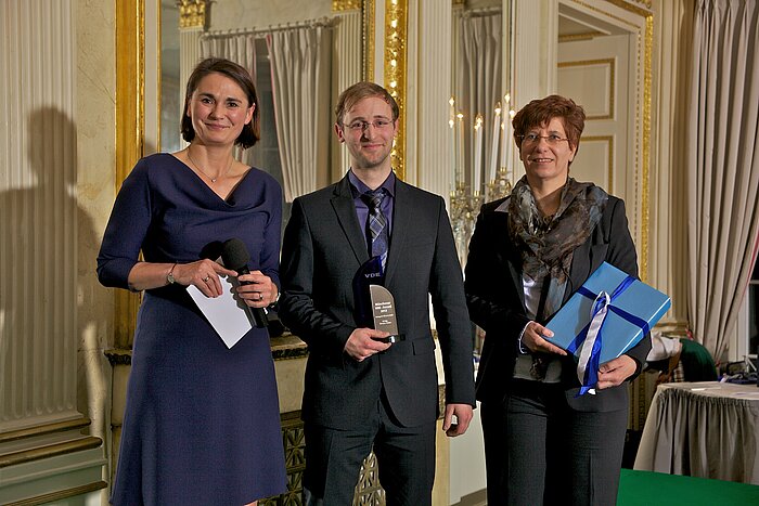 Überreichung des VDE-Award an Thomas Huber