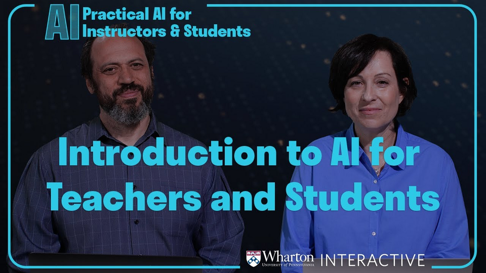 Practical AI for Instructors and Students Part 1: Introduction to AI for Teachers and Students