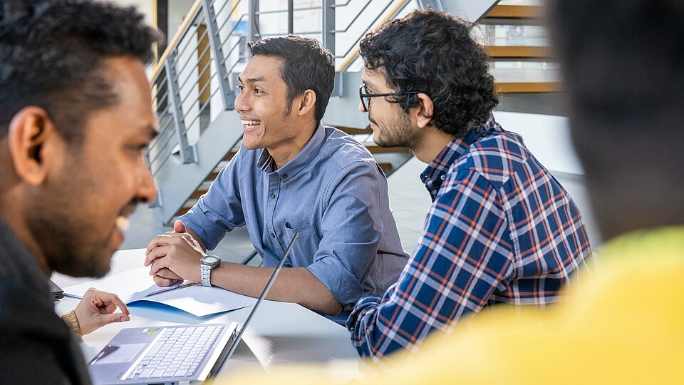 Students at Campus Rosenheim