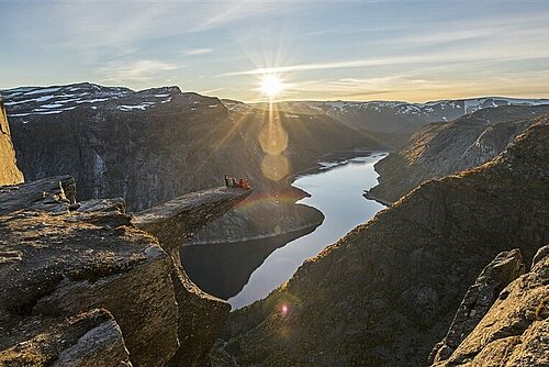 Feierabend auf der Trolltunga