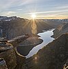 Feierabend auf der Trolltunga