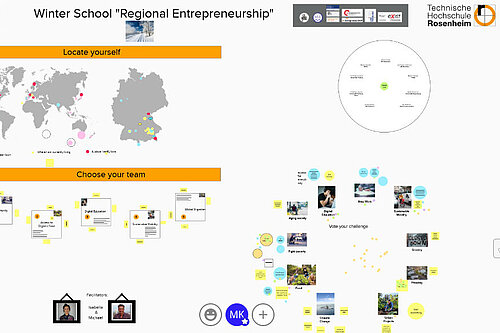 Impression ROCkET Entrepreneurship Winterschool School Kanada-Rosenheim