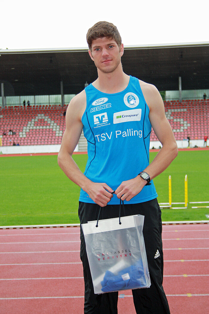 Deutscher Hochschulmeister 2014 über 800 m: Benedikt Huber