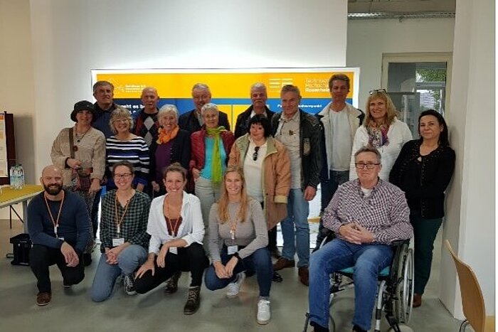 BewohnerInnen des Wohnkompetenzzentrums in Amerang