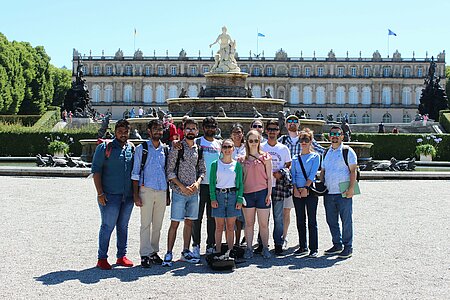 Group photo in front of Herrenchiemsee Castle