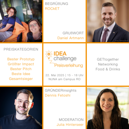 Programm der IDEAchallenge Preisverleihung in Bildern
