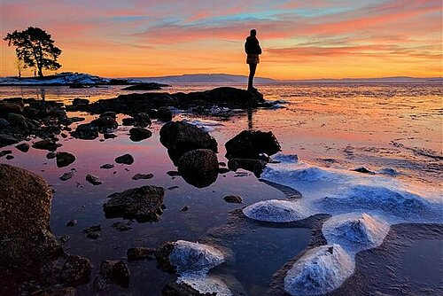 Sonnenuntergang am Meer