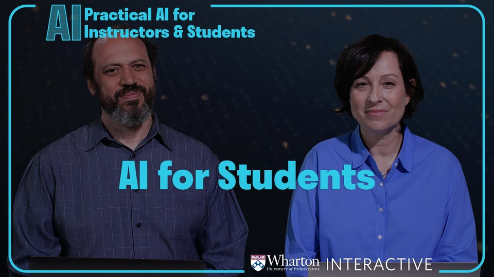 Practical AI for Instructors and Students Part 5: AI for Students