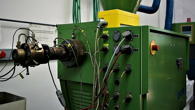 Extrusionsanlage zur Herstellung von Kunststoffrohren