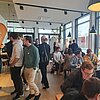 Beim Get-together im Stellwerk18