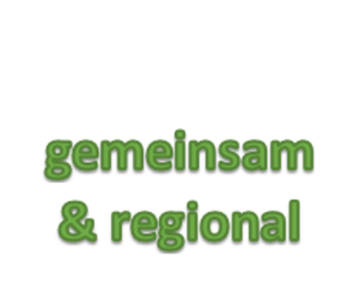 Wortbild "gemeinsam & regional"