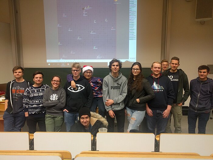 Die Teams des Robocode-Wettbewerbes